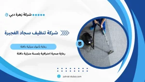 شركة تنظيف سجاد الفجيرة