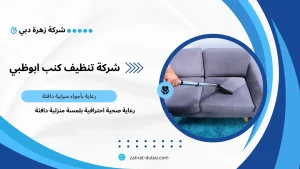 شركة تنظيف كنب ابوظبي